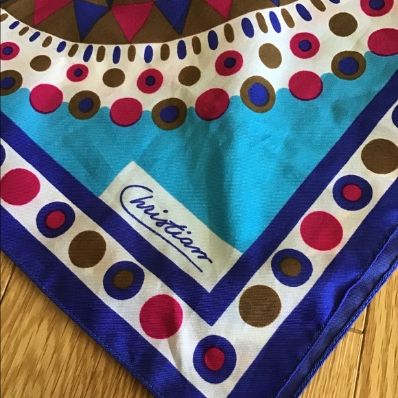 Christian scarf colorful scarf vibrant artsy - Picture 3 of 3